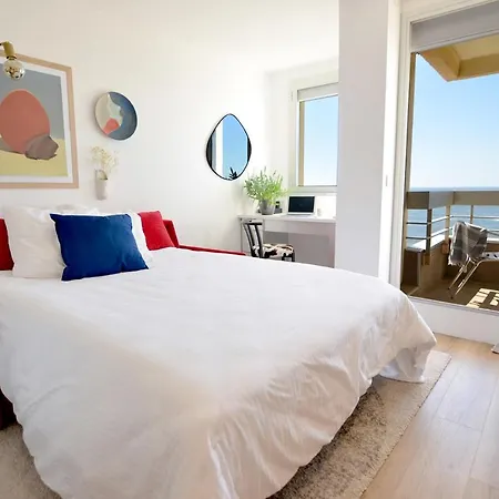 Nouvelle Vague Modern Ocean View Studio W Balcony - Swimming Pool Biarritz Buitenkant foto